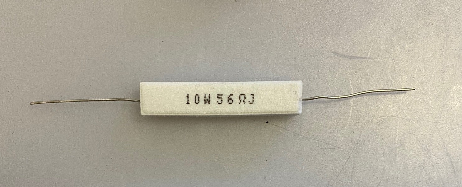 Resistance bobinée cémentée 10w 56 ohms rebc10w56r ECLATS DESTOCKAGE