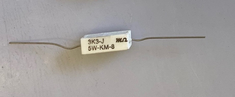 Resistance bobinée cémentée 5w 3.3 kohms rebc5w3k3r ECLATS DESTOCKAGE
