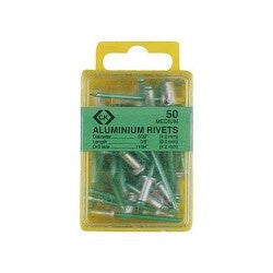 Rivet aluminium 3.15x9mm par boite de 50 pièces ouckt3819a412 ECLATS DESTOCKAGE