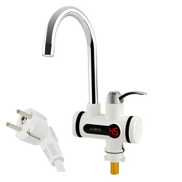 Robinet chauffe-eau électrique de cuisine instantané sans réservoir 15/21 LED 220v 30-60°c 3kw ECLATS DESTOCKAGE