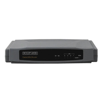 Routeur large bande 4 ports könig cmp router12 ECLATS DESTOCKAGE
