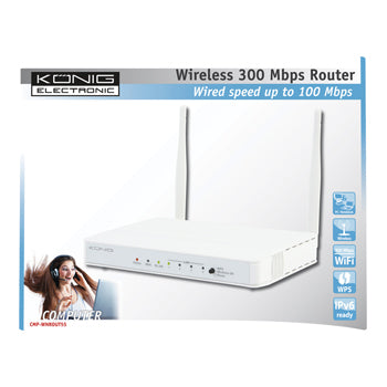Routeur wifi 11n sans fil 150m reseau adsl sans fil cmp wnrout20 4 ports switch könig ECLATS DESTOCKAGE