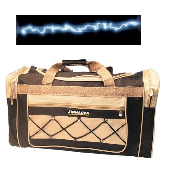 Sac bagage electrifie 80 000v alarme transport de fonds sirene alarme telecommande 105db ECLATS DESTOCKAGE