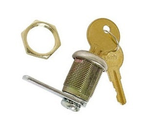 Serrure a clef cylindre barillet boite au lettre batteuse perçage 19mm 22m ECLATS DESTOCKAGE