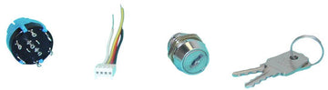 Serrure avec commutateur pour centrale incendie aef1 aef3 aef5 aef8 aef16 aef24 - ECLATS DESTOCKAGE