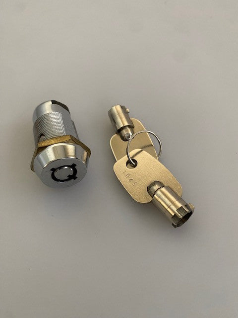 Serrure electrique a 2 clef ronde 3 positions pour centrale alarme vol mc42 mc62 ECLATS DESTOCKAGE