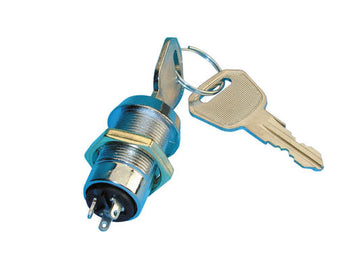 Serrure electrique interrupteur inverseur commutateur marche arret 3 plots 2 clef plate verrouillage ECLATS DESTOCKAGE