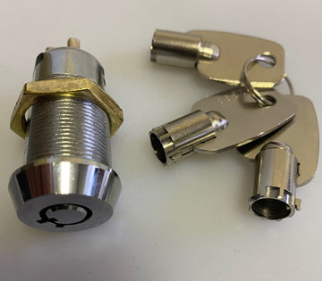 Serrure electrique ON ON interrupteur marche arret commutateur 4 plot 3 clef 45 degre ronde verrouillage electrique ECLATS DESTOCKAGE