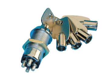Serrure electrique ON ON no no interrupteur marche arret commutateur 45 degre 4 plots 5 clefs code 333 verrouillage ECLATS DESTOCKAGE