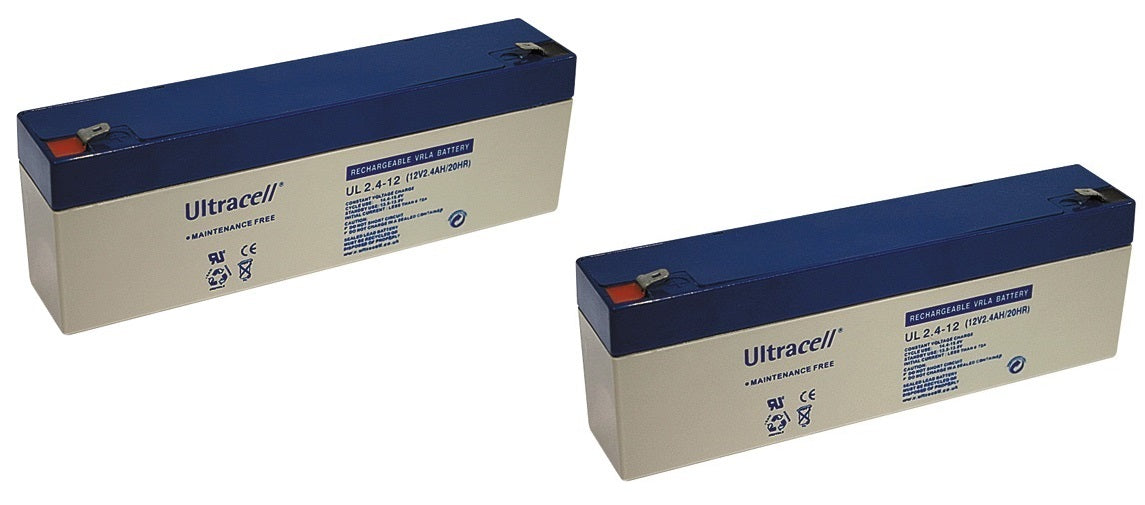 Set de 2 batteries de secours 2.6ah 12v pour elpro 62 fadni - ECLATS DESTOCKAGE
