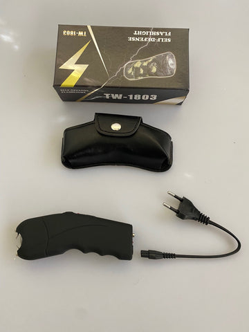 Shocker zap arme decharge Electrique + lampe de poche LED S39 TW-1803 taser tazer rechargeable ECLATS DESTOCKAGE