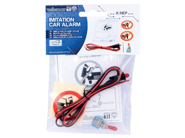 Simulation alarme voiture factice k/nep inter led 12v 2 autocollants voiture automobile protection ECLATS DESTOCKAGE
