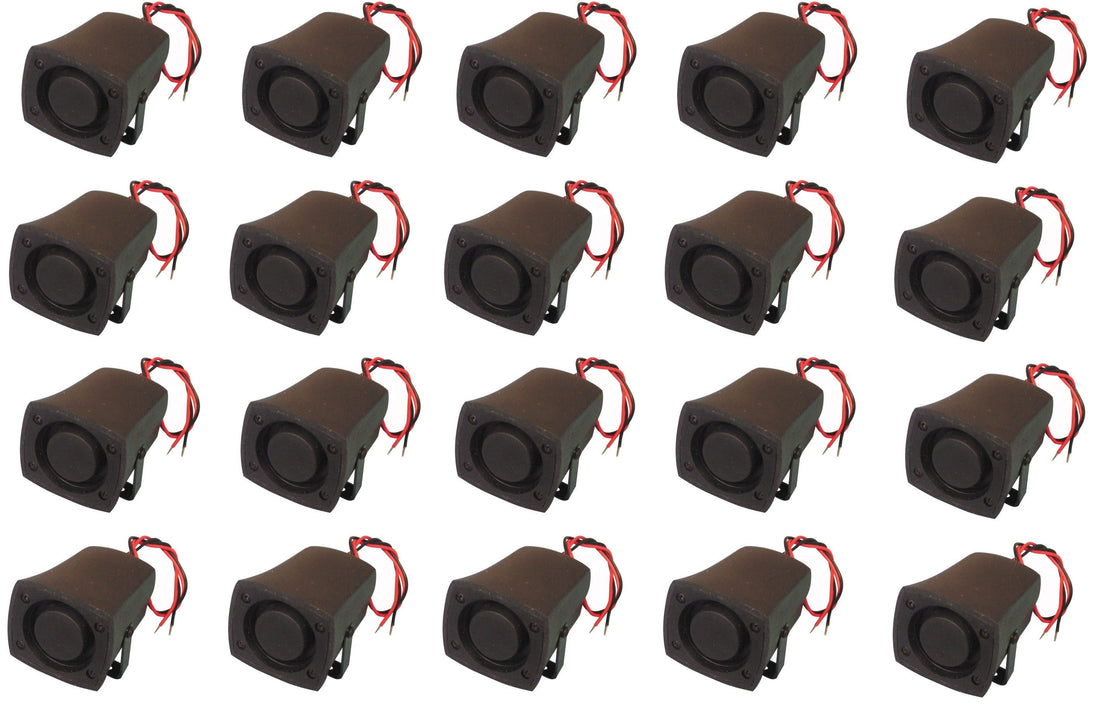 20 Sirènes 105db 6v 7v 8v 9v 10v 11v 12v 13v 14v 15v 16v 17v 18v 19v 20v 21v 22v 23v 24v etanche sonore ECLATS DESTOCKAGE