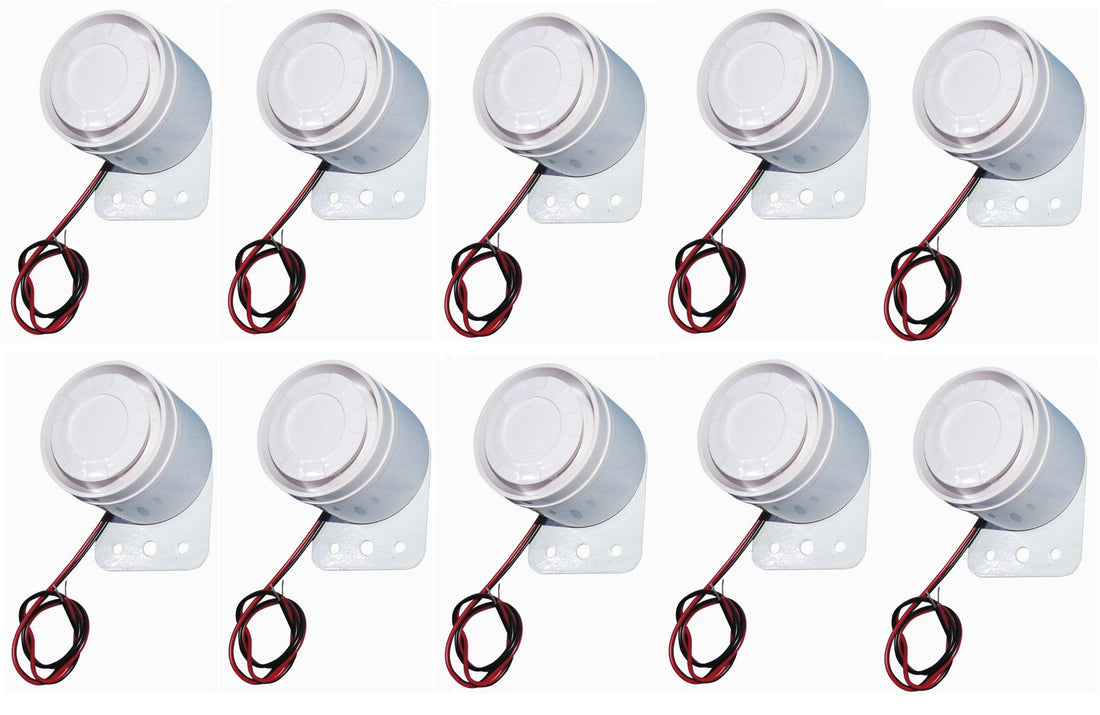 10 Sirene 108db a-47p 5v 6v 7v 8v 9v 10v 11v 12v hurleur electronique puissant ECLATS DESTOCKAGE