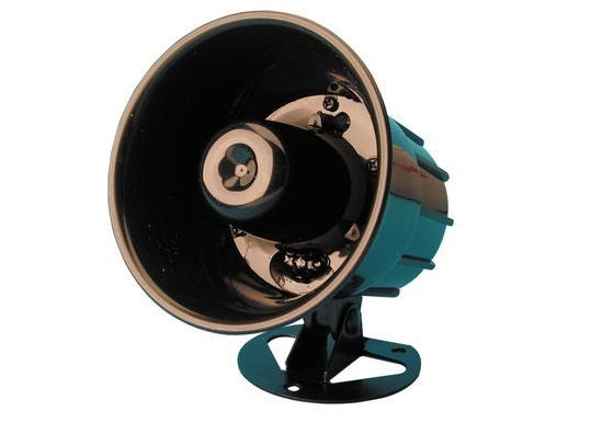 Sirene 20w alarme 115db 6 sons 6v 7v 8v 9v 10v 11v 12v etanche ECLATS DESTOCKAGE