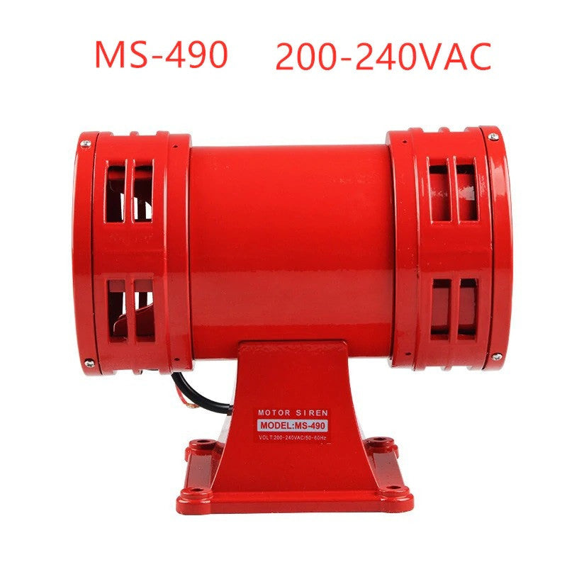 Sirene a turbine electromecanique 220v 0.6a 120w 1200m 125db ms-490 rotative alarme sonore rotative MS 490 ECLATS DESTOCKAGE