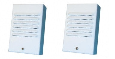 2 Sirenes alarme electronique 110db 12v 7w interieure extérieure autoprotegee 1242 sonore ECLATS DESTOCKAGE