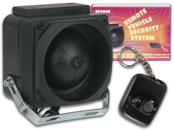 Sirene alarme vol automobile sonore anti soulèvement sp500b telecommande radio detection choc securite camping car ECLATS DESTOCKAGE
