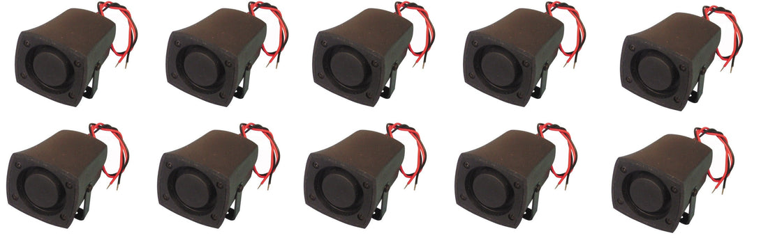 10 Sirènes etanche alarme electronique sonore 110db sv/ps1 6v 7v 8v 9v 10v 11v 12v 13v ms102 ECLATS DESTOCKAGE