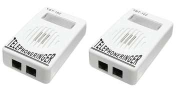 2 Sonnerie telephone flash amplificateur sonnette telephonie extension report telephonique YST-102 ECLATS DESTOCKAGE