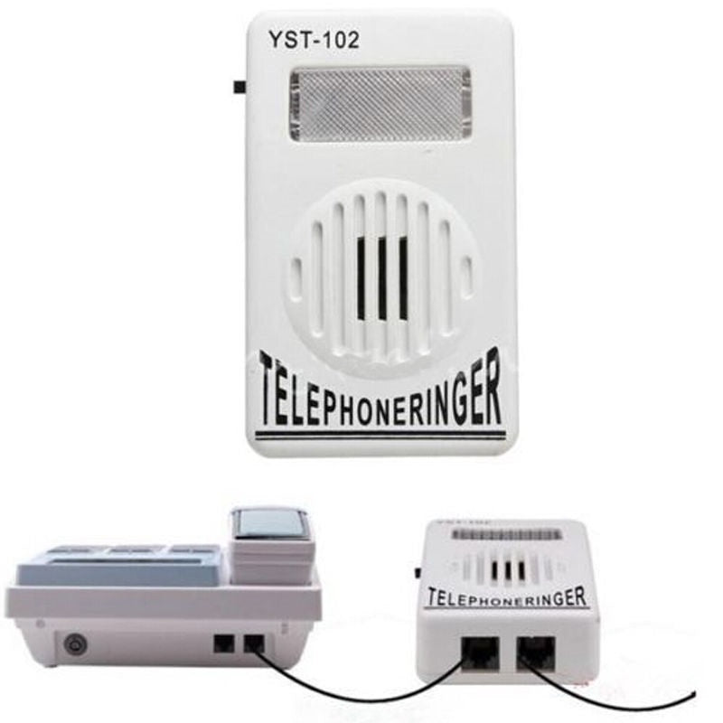 Sonnerie telephone YST-102 flash amplificateur sonnette extension telephonie report telephonique ECLATS DESTOCKAGE