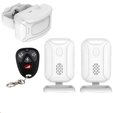 2 Sonnette sans fil 280m alarme detection mouvement pir carillon infra rouge 1 telecom ECLATS DESTOCKAGE