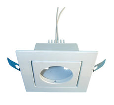 Spot eclairage 12v encastre carre orientable pour mr16 gu5.3 basse tension electrique