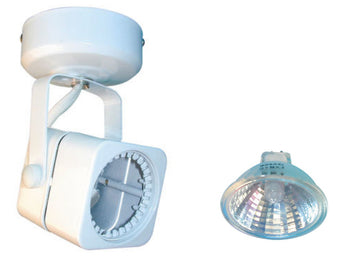 Spot eclairage electrique 220/12vca transfo 220/12 ampoule dicroique gu5.3 mr16 50w 12v - ECLATS DESTOCKAGE