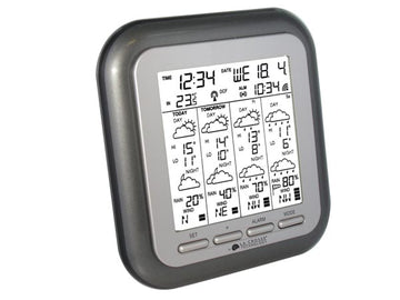 Station météo wm5100 prévisions 4 jours pilotage radio dcf thermometre vitesse vent ECLATS DESTOCKAGE