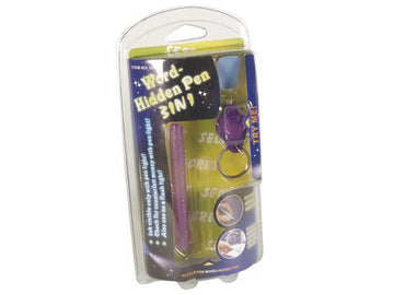 Stylo feutre multifonctions a encre invisible mini torche eclairage ultraviolet vdliip uv noire ECLATS DESTOCKAGE