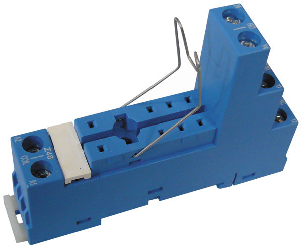 Support finder rail din 95.75 rlf9575sma 4052s rlf9575 8 contacts pour relais rlf4051/4052 rlf4152/4161 ECLATS DESTOCKAGE