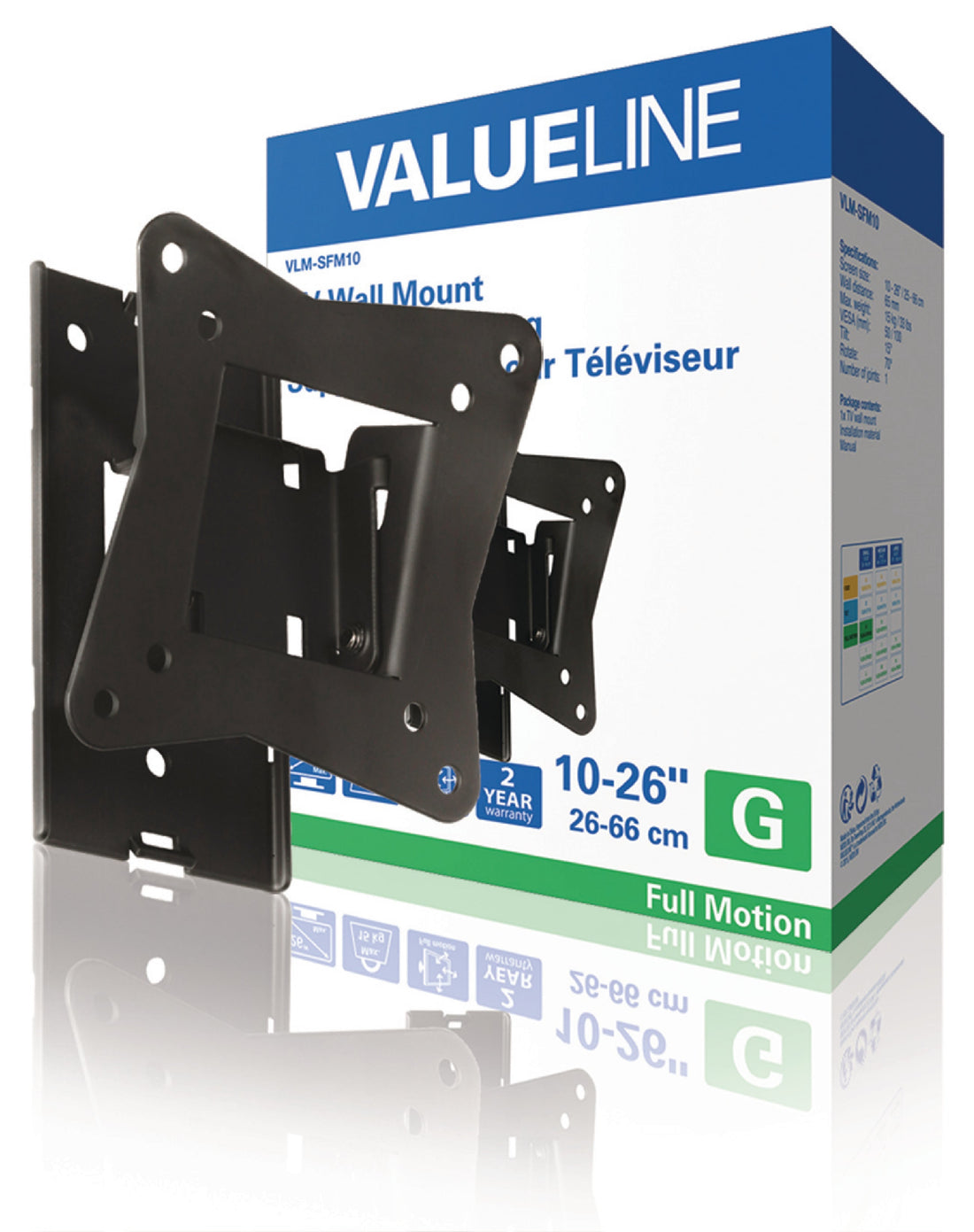 Support mural tv télé ecran television lcd hq tvs lcd110b-hq vlm-sfm10 ECLATS DESTOCKAGE