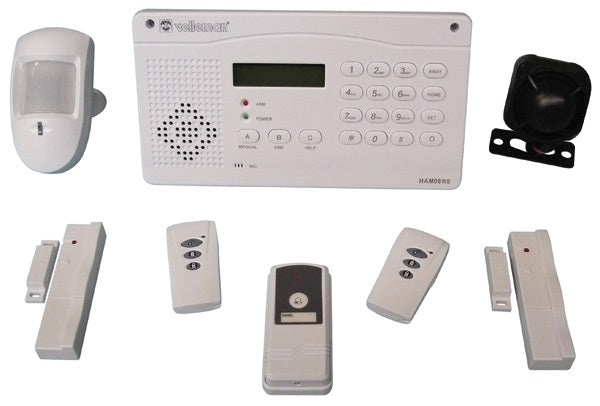 Systeme alarme sans fil ham06ws centrale transmission telephonique telecommande infrarouge contact ECLATS DESTOCKAGE