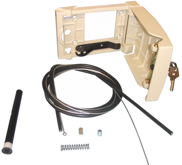 Systeme deverouillage a cable pour moteur automatisme cl-610 cl-1010 deverouilleur exterieur de coulissant ECLATS DESTOCKAGE