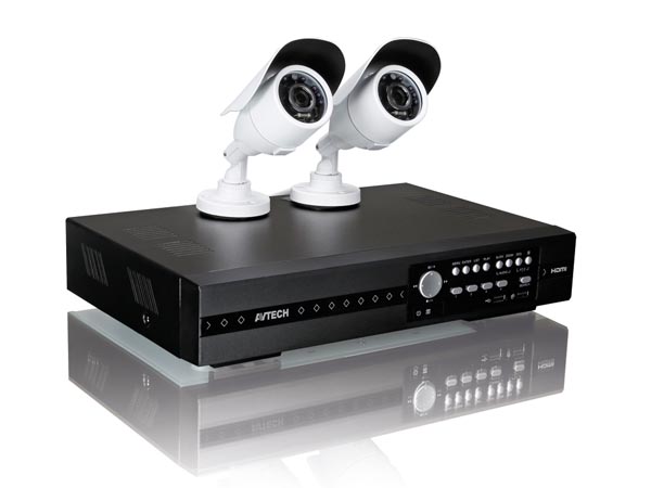 Systeme videosurveillance full hd 4 canaux 2 cameras ir push video et status ivs cctvpromt1 ECLATS DESTOCKAGE