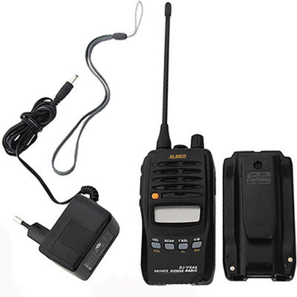 Talkie walkie avec batterie rechargeable 446mhz 1 à 5km canaux pmr rps (la piece) dj v446 + chargeur ECLATS DESTOCKAGE