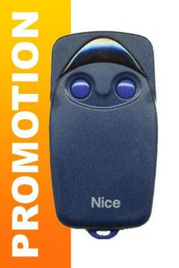 Télécommande portail emetteur nice flo2r-s 2 fonctions rolling code 433.92 mhz flo2rs code roulant ECLATS DESTOCKAGE