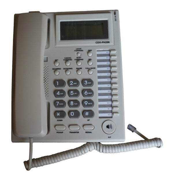 Téléphone main libre avec fil l470 pabx présentation du numéro fonction mémoire ECLATS DESTOCKAGE