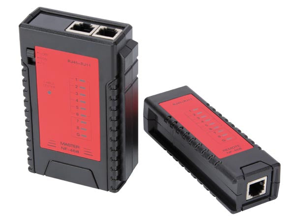 Testeur cable telephonique resau lan pour rj45 rj12 rj11 rj10 bnc vtlan3 ECLATS DESTOCKAGE