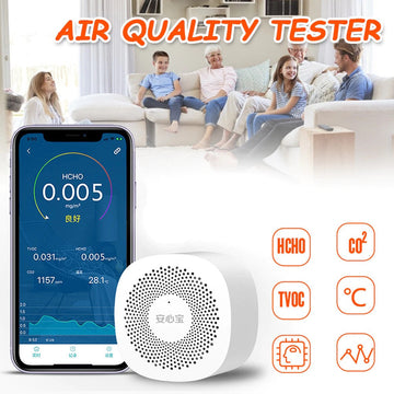 Testeur de qualité de l'air détecteur de CO2 numérique téléphone APP analyseur dioxyde de carbone ECLATS DESTOCKAGE