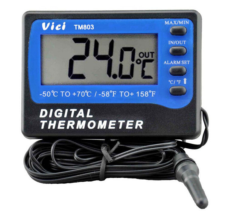 Thermometre alarme froid chaud sonde -50 +70°c tm803 alerte degel frigo refrigerateur congelateur ECLATS DESTOCKAGE