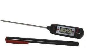 Thermometre cuisson viande sonde rigide acier inox -50°c~ 300°c mesure temperature chaleur ECLATS DESTOCKAGE