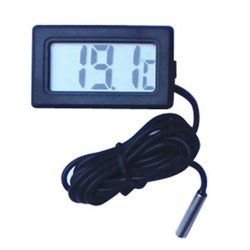Thermometre digital encastrable cable 2m sonde interieur exterieur congelateur frezer refrigerateur ECLATS DESTOCKAGE