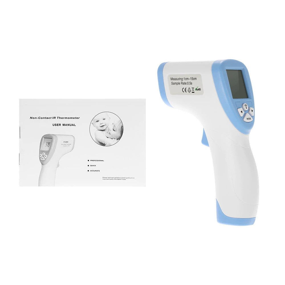 Thermomètre infrarouge corporel sans contact température adulte enfant bebe ECLATS DESTOCKAGE