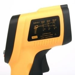 Thermometre infrarouge numerique pointeur laser -50°c 380°c afficheur lcd sonde ECLATS DESTOCKAGE