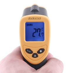 Thermometre infrarouge pointeur laser ir -50°c 380°c afficheur lcd sonde de temperature deperdition ECLATS DESTOCKAGE