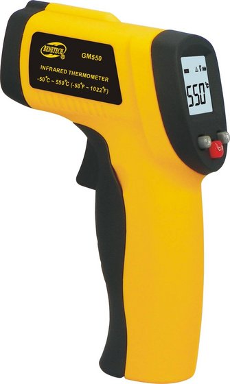 Thermometre infrarouge visee laser -50°c 550°c gm550 temperature afficheur lcd deperdition chaleur ECLATS DESTOCKAGE