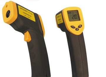 Thermometre lcd temperature laser infrarouge visee -50°c  380°c afficheur deperdition chaleur ECLATS DESTOCKAGE