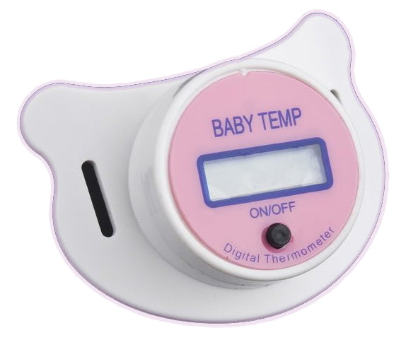 Thermometre medical lcd tetine bebe rose electronique thermometres medicaux electroniques ECLATS DESTOCKAGE