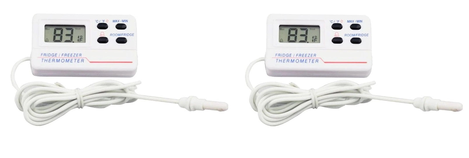 2 Thermomètre numérique LCD pour réfrigérateur et congélateur alarme température -50 °C SP-E-16 TM-804 ECLATS DESTOCKAGE